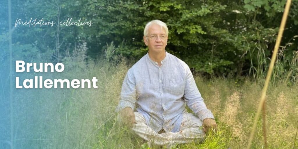 Bruno Lallement en méditation dans la nature